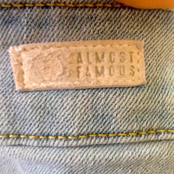 HIGH WAISTED DENIM MINI SKIRT - Picture 7 of 7